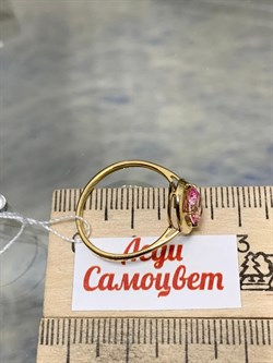 *Кольцо р.18 Розовый Топаз цв Лимонное арт. 10330239-368 вес 2,14 г - фото 186041 *Кольцо р.18 Розовый Топаз цв Лимонное арт. 10330239-368 вес 2,14 г - фото 186041
