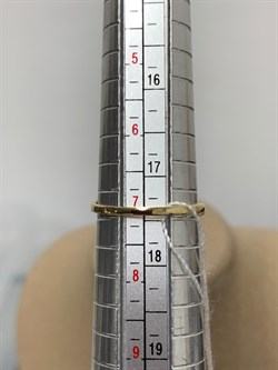 *Кольцо р.17,5 Розовый Топаз цв Лимонное арт. 10330269-731 вес 2,16 г - фото 186044