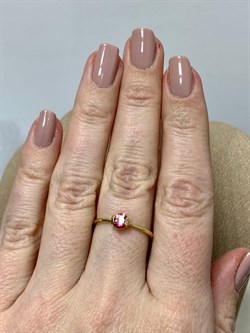 *Кольцо р.17,5 Розовый Топаз цв Лимонное арт. 10330736-629 вес 1,52 г - фото 186072 *Кольцо р.17,5 Розовый Топаз цв Лимонное арт. 10330736-629 вес 1,52 г - фото 186072