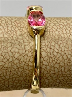 *Кольцо р.17,5 Розовый Топаз цв Лимонное арт. 10361473-056 вес 2,08 г - фото 186168 *Кольцо р.17,5 Розовый Топаз цв Лимонное арт. 10361473-056 вес 2,08 г - фото 186168