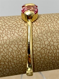 *Кольцо р.18 Розовый Топаз цв Лимонное арт. 10361517-060 вес 2,33 г - фото 186179 *Кольцо р.18 Розовый Топаз цв Лимонное арт. 10361517-060 вес 2,33 г - фото 186179