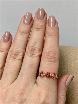 *Кольцо р.18 Розовый Топаз цв Лимонное арт. 10361517-060 вес 2,33 г - фото 186181 *Кольцо р.18 Розовый Топаз цв Лимонное арт. 10361517-060 вес 2,33 г - фото 186181