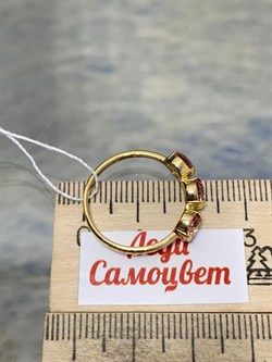 *Кольцо р.18 Розовый Топаз цв Лимонное арт. 10361517-060 вес 2,33 г - фото 186184 *Кольцо р.18 Розовый Топаз цв Лимонное арт. 10361517-060 вес 2,33 г - фото 186184