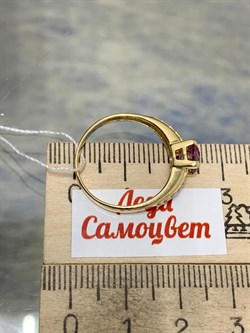 *Кольцо р.18,5 Розовый Топаз цв Лимонное арт. 10931658-098 вес 2,39 г - фото 186209 *Кольцо р.18,5 Розовый Топаз цв Лимонное арт. 10931658-098 вес 2,39 г - фото 186209