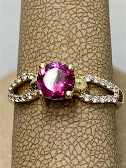 *Кольцо р.17,5 Розовый Топаз цв Лимонное арт. 10931662-114 вес 2,3 г - фото 186233 *Кольцо р.17,5 Розовый Топаз цв Лимонное арт. 10931662-114 вес 2,3 г - фото 186233