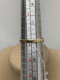 *Кольцо р.18 Розовый Топаз цв Лимонное арт. 10360309-375 вес 2,6 г - фото 186247