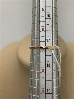 *Кольцо р.17 Изумруд цв Красное арт. 1830413-107 вес 1,85 г - фото 186443