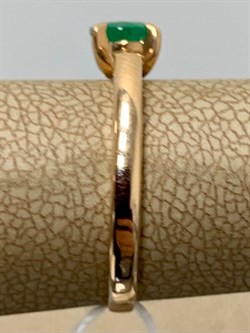 *Кольцо р.17,5 Изумруд цв Красное арт. 1831058-923 вес 1,88 г - фото 186520