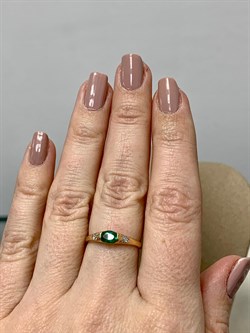 *Кольцо р.17,5 Изумруд цв Красное арт. 1833380-016 вес 1,4 г - фото 186534 *Кольцо р.17,5 Изумруд цв Красное арт. 1833380-016 вес 1,4 г - фото 186534