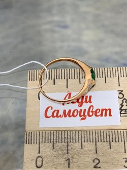 *Кольцо р.17,5 Изумруд цв Красное арт. 1833380-016 вес 1,4 г - фото 186537 *Кольцо р.17,5 Изумруд цв Красное арт. 1833380-016 вес 1,4 г - фото 186537