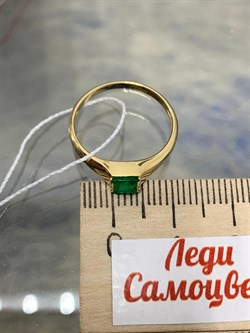 *Кольцо р.17 Изумруд цв Лимонное арт. 1836807-192 вес 1,59 г - фото 186603 *Кольцо р.17 Изумруд цв Лимонное арт. 1836807-192 вес 1,59 г - фото 186603