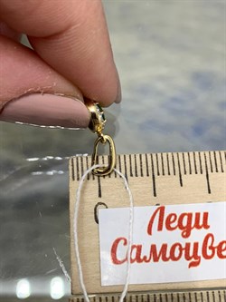 *Подвеска Изумруд цв Лимонное арт. 3831856-366 вес 0,77 г - фото 186608 *Подвеска Изумруд цв Лимонное арт. 3831856-366 вес 0,77 г - фото 186608
