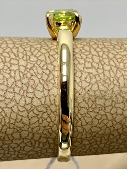 *Кольцо р.18,5 Хризолит цв Лимонное арт. 10511058-048 вес 2,09 г - фото 186748