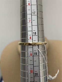 *Кольцо р.18,5 Хризолит цв Лимонное арт. 10511058-048 вес 2,09 г - фото 186751