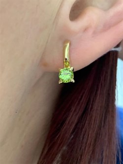 *Серьги Хризолит цв Лимонное арт. 20511058-049 вес 3,09 г - фото 186756 *Серьги Хризолит цв Лимонное арт. 20511058-049 вес 3,09 г - фото 186756