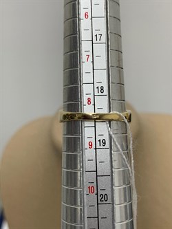 *Кольцо р.18,5 Хризолит цв Лимонное арт. 10510341-090 вес 2,41 г - фото 186842