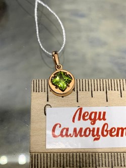 *Подвеска Хризолит цв Красное арт. 30513263-502 вес 1,06 г - фото 187100 *Подвеска Хризолит цв Красное арт. 30513263-502 вес 1,06 г - фото 187100