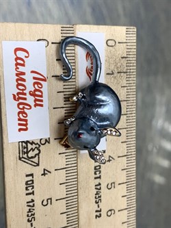 Брошь Мышка Эмаль арт: 88608 Мадам Брошкина - фото 187349 Брошь Мышка Эмаль арт: 88608 Мадам Брошкина - фото 187349