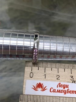 *Кольцо р.18,5 Орхидея Розовый Сапфир арт. К1192Ю/Ag-6021-523 вес 2,47 г - фото 187428 *Кольцо р.18,5 Орхидея Розовый Сапфир арт. К1192Ю/Ag-6021-523 вес 2,47 г - фото 187428