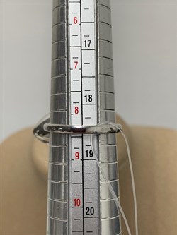 *Кольцо р.18,5 Белый Фианит арт. R09219з-369 Вес 6,78 г - фото 187462