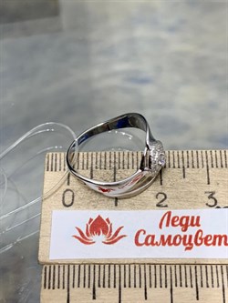 *Кольцо р.17,5 Белый Бр цв Белое арт. 1-107-334-111 (вес 2,32 г) - фото 187566 *Кольцо р.17,5 Белый Бр цв Белое арт. 1-107-334-111 (вес 2,32 г) - фото 187566