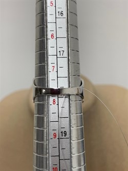 *Кольцо р.18 цв Белое арт. 1-208088-00-00-716 (вес 3,06 г) - фото 187627