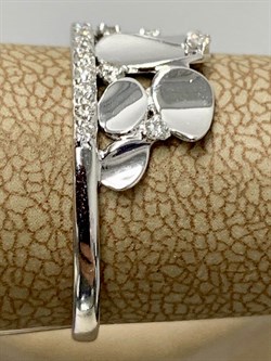 *Кольцо р.17 Белый Бр цв Белое арт. 1-107-296-015 (вес 1,86 г) - фото 187642 *Кольцо р.17 Белый Бр цв Белое арт. 1-107-296-015 (вес 1,86 г) - фото 187642