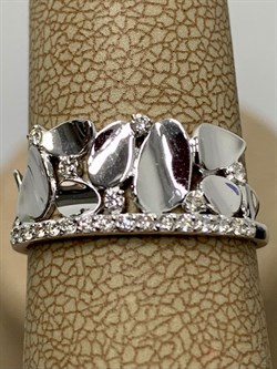 *Кольцо р.17 Белый Бр цв Белое арт. 1-107-296-015 (вес 1,86 г) - фото 187643 *Кольцо р.17 Белый Бр цв Белое арт. 1-107-296-015 (вес 1,86 г) - фото 187643