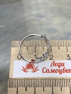 *Кольцо р.17 Белый Бр цв Белое арт. 1-107-296-015 (вес 1,86 г) - фото 187647 *Кольцо р.17 Белый Бр цв Белое арт. 1-107-296-015 (вес 1,86 г) - фото 187647