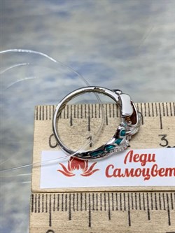 *Кольцо р.18 Кот Эмаль арт. 01-3446/ЭМ95-00-219 вес 3,92 г - фото 187847 *Кольцо р.18 Кот Эмаль арт. 01-3446/ЭМ95-00-219 вес 3,92 г - фото 187847