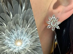 *Серьги Мятный Агат арт. 02-2409/00МА-00-224 вес 5,4 г - фото 187956 *Серьги Мятный Агат арт. 02-2409/00МА-00-224 вес 5,4 г - фото 187956