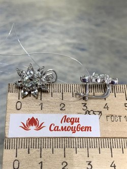 *Серьги Мятный Агат арт. 02-2409/00МА-00-224 вес 5,4 г - фото 187959 *Серьги Мятный Агат арт. 02-2409/00МА-00-224 вес 5,4 г - фото 187959