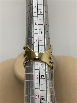 *Кольцо р.18,5 Черный Бр цв Лимонное арт 1-106-914/1-663 вес 5,92 г - фото 188067