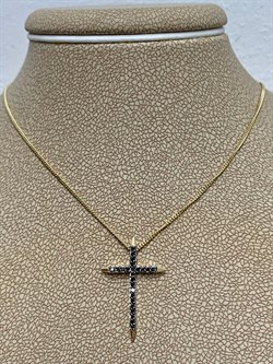 *Колье р.45 Черный Бр цв Лимонное арт 6-362-48-803 (вес 2,51 г) - фото 188092 *Колье р.45 Черный Бр цв Лимонное арт 6-362-48-803 (вес 2,51 г) - фото 188092