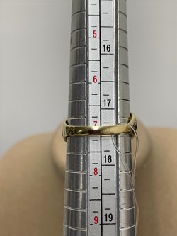 *Кольцо р.17,5 Черный Бр цв Лимонное арт 1-107-286-48-715 (вес 3 г) - фото 188120