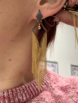 *Серьги Черный Бр цв Лимонное арт 2-308038-00-48-091 Вес 11,01 г - фото 188356 *Серьги Черный Бр цв Лимонное арт 2-308038-00-48-091 Вес 11,01 г - фото 188356