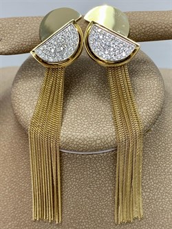 *Серьги Белый Бр цв Лимонное арт 2-500049-00-00-461 Вес 9,4 г - фото 188373 *Серьги Белый Бр цв Лимонное арт 2-500049-00-00-461 Вес 9,4 г - фото 188373