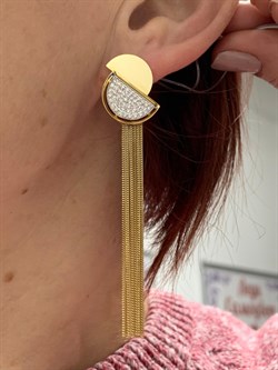 *Серьги Белый Бр цв Лимонное арт 2-500049-00-00-461 Вес 9,4 г - фото 188375 *Серьги Белый Бр цв Лимонное арт 2-500049-00-00-461 Вес 9,4 г - фото 188375