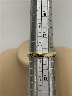 *Кольцо р.18 Белый Бр цв Лимонное арт 1-104-166/2-002 Вес 2,37 г - фото 188452