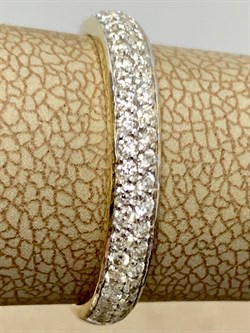 *Кольцо р.18 Белый Бр цв Лимонное арт 1-104-166/2-002 Вес 2,37 г - фото 188453