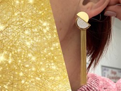 *Серьги Белый Бр цв Лимонное арт 2-500049-00-00-461 Вес 9,4 г - фото 188486 *Серьги Белый Бр цв Лимонное арт 2-500049-00-00-461 Вес 9,4 г - фото 188486