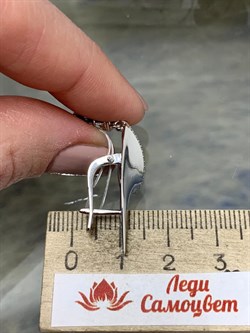 *Серьги Танзанит цв Белое арт. 2-107-368-31-791 (вес 5,4 г) - фото 188494