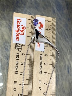 *Колье р.45-50 Танзанит цв Белое арт. 6-315-31-807 (вес 4,74 г) - фото 188507 *Колье р.45-50 Танзанит цв Белое арт. 6-315-31-807 (вес 4,74 г) - фото 188507