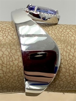 *Кольцо р.18 Танзанит цв Белое арт. 1-207902-00-31-119 вес 4,76 г - фото 188597 *Кольцо р.18 Танзанит цв Белое арт. 1-207902-00-31-119 вес 4,76 г - фото 188597