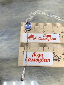*Колье р.45 Танзанит цв Белое арт. 6-316-31-836 (вес 4,06 г) - фото 188691 *Колье р.45 Танзанит цв Белое арт. 6-316-31-836 (вес 4,06 г) - фото 188691