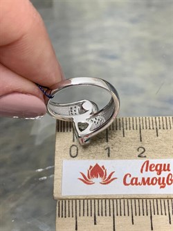 *Кольцо р.17 Микс Голубой Топаз Белый Жемчуг арт. 01-0478/0М57-00-575 Вес 4,36 г - фото 188753 *Кольцо р.17 Микс Голубой Топаз Белый Жемчуг арт. 01-0478/0М57-00-575 Вес 4,36 г - фото 188753