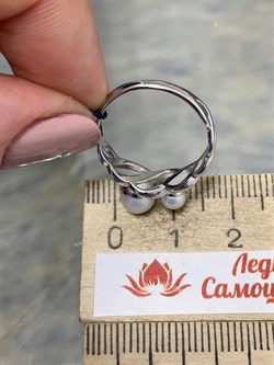 *Кольцо р.17 Белый Жемчуг арт. 01-0481/00ЖБ-00-333 Вес 2,12 г - фото 188766 *Кольцо р.17 Белый Жемчуг арт. 01-0481/00ЖБ-00-333 Вес 2,12 г - фото 188766