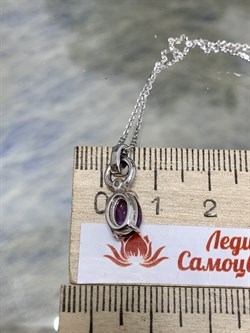 *Колье р.40-45 Аметист Кабошон арт. 06-2307/00АМ-00-492 Вес 2,83 г - фото 188779 *Колье р.40-45 Аметист Кабошон арт. 06-2307/00АМ-00-492 Вес 2,83 г - фото 188779