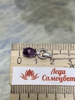 *Колье р.40-45 Аметист Кабошон арт. 06-2307/00АМ-00-492 Вес 2,83 г - фото 188780 *Колье р.40-45 Аметист Кабошон арт. 06-2307/00АМ-00-492 Вес 2,83 г - фото 188780