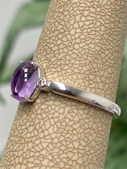 *Кольцо р.18 Аметист Кабошон арт. 01-2307/00АМ-00-870 Вес 2,34 г - фото 188789 *Кольцо р.18 Аметист Кабошон арт. 01-2307/00АМ-00-870 Вес 2,34 г - фото 188789